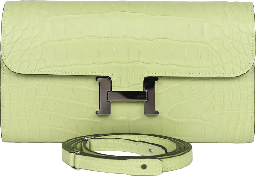 Hermes Constance Wallet To Go Jaune Bourgeon Matte Alligator Palladium Hardware Hermes Constance Wallet To Go Jaune Bourgeon Matte Alligator Palladium Hardware