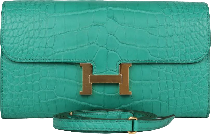 Hermes Constance Wallet To Go Vert Jade Matte Alligator Gold Hardware Hermes Constance Wallet To Go Vert Jade Matte Alligator Gold Hardware