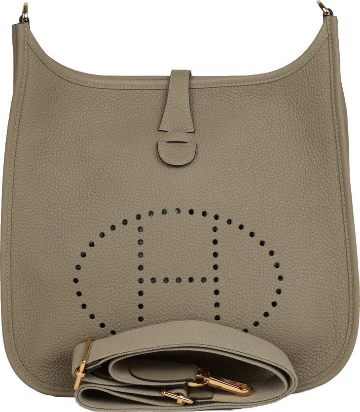 Hermes Evelyne III PM Sage Clemence Gold Hardware Hermes Evelyne III PM Sage Clemence Gold Hardware