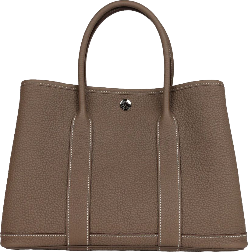 Hermes Garden Party 30 Etoupe Negonda Palladium Hardware Hermes Garden Party 30 Etoupe Negonda Palladium Hardware