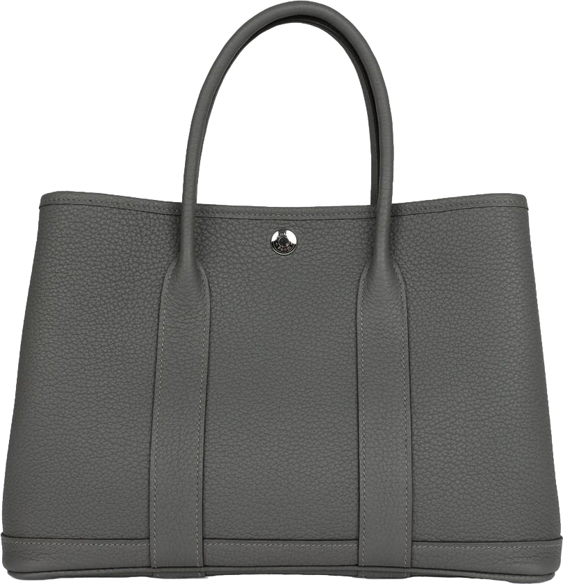 Hermes Garden Party 30 Gris Meyer Negonda Palladium Hardware Hermes Garden Party 30 Gris Meyer Negonda Palladium Hardware
