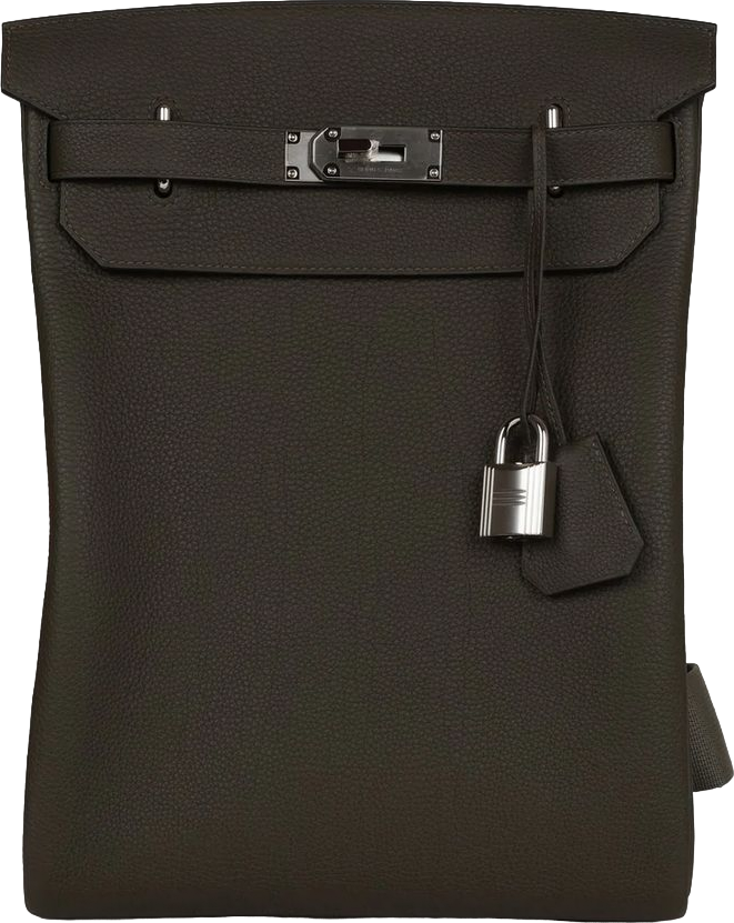Hermes Hac A Dos GM Backpack Vert De Gris Togo Palladium Hardware Hermes Hac A Dos GM Backpack Vert De Gris Togo Palladium Hardware