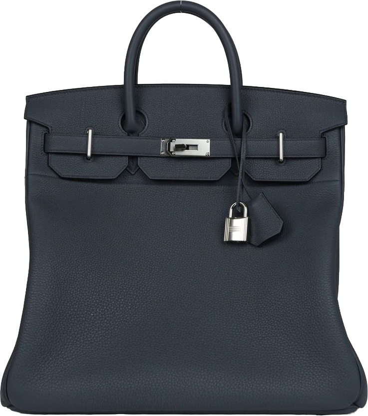 Hermes HAC Birkin 40 Gris Misty Togo Palladium Hardware