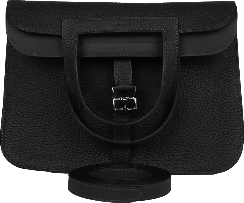 Hermes Halzan 25 Caban Clemence Palladium Hardware Hermes Halzan 25 Caban Clemence Palladium Hardware
