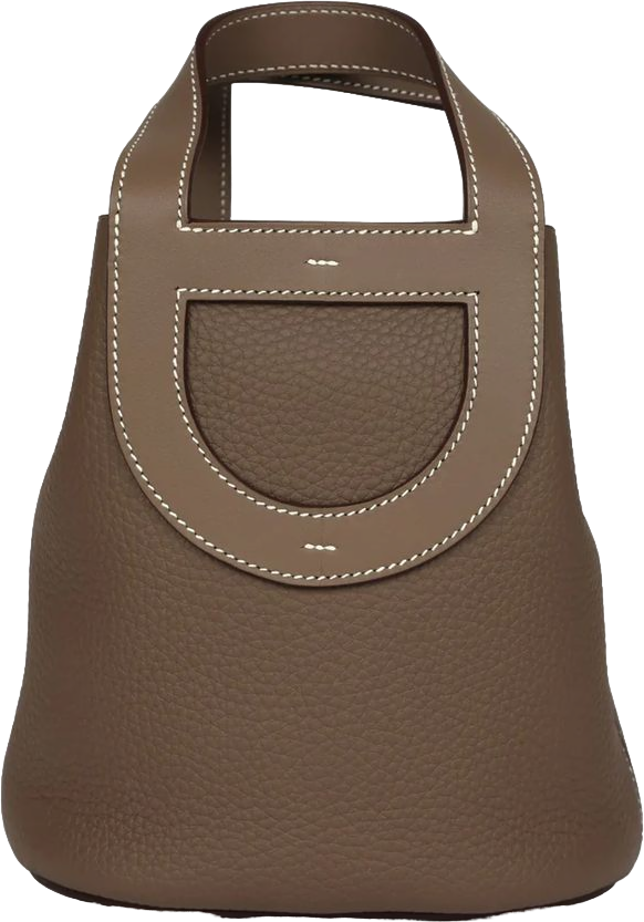 Hermes In-The-Loop 18 Etoupe Clemence and Swift Gold Hardware Hermes In-The-Loop 18 Etoupe Clemence and Swift Gold Hardware