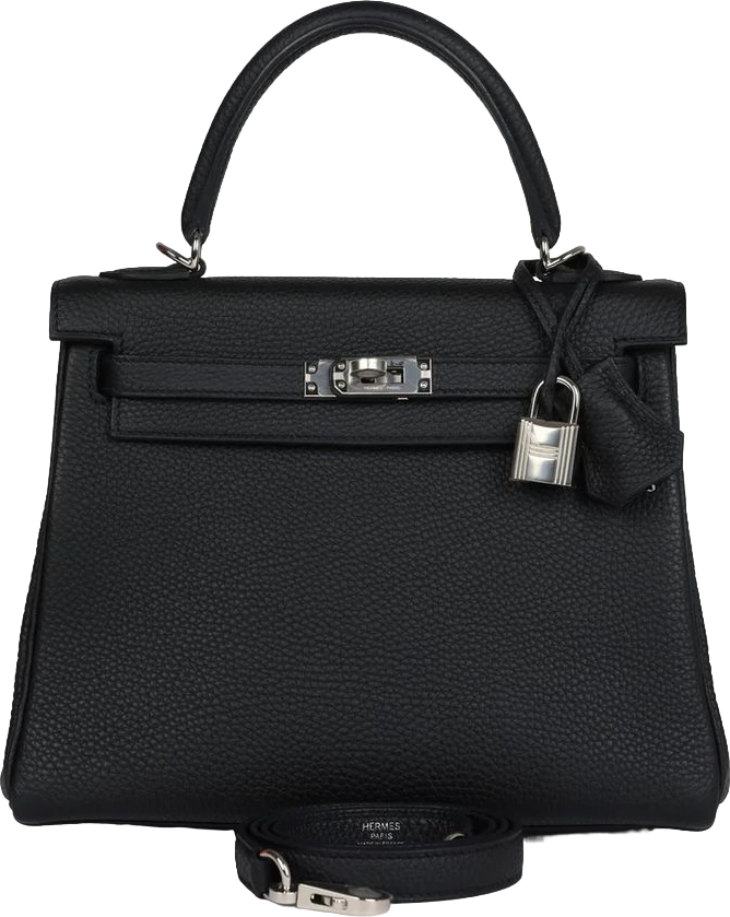 Hermes Kelly Retourne 25 Black Togo Palladium Hardware Hermes Kelly Retourne 25 Black Togo Palladium Hardware