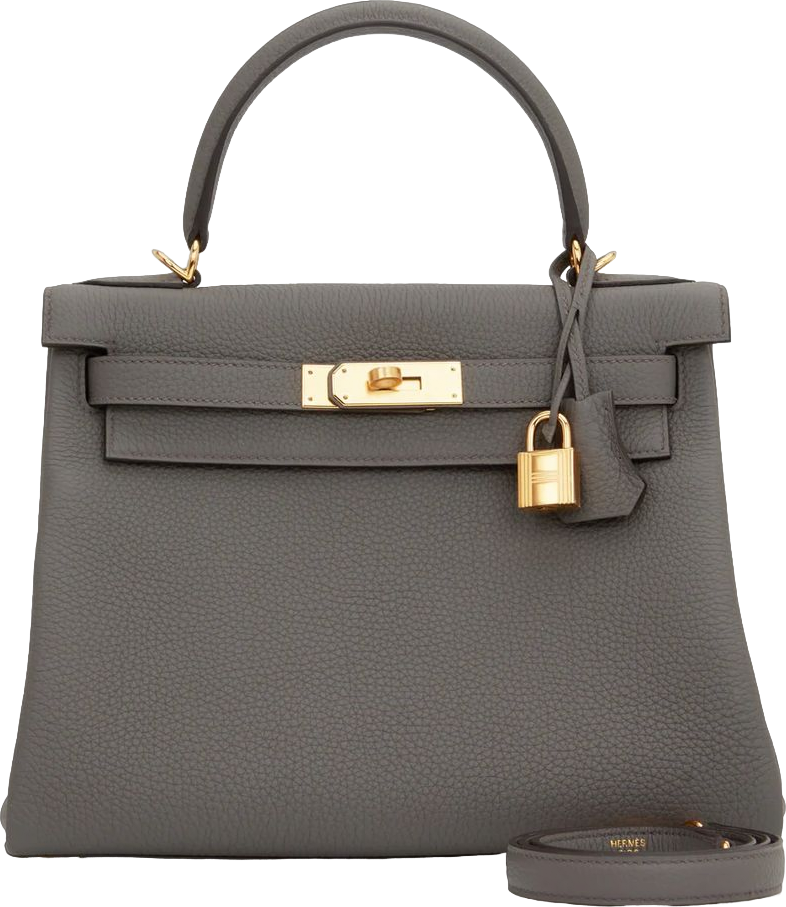 Hermes Kelly Retourne 28 Etain Togo Gold Hardware