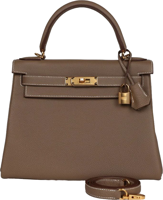 Hermes Kelly Retourne 28 Etoupe Togo Gold Hardware