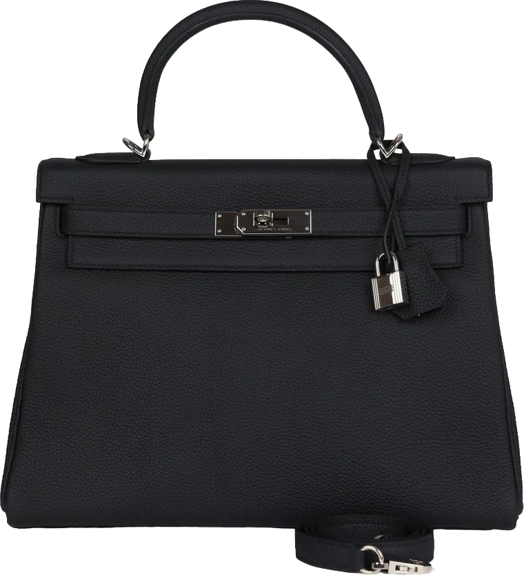 Hermes Kelly Retourne 32 Black Togo Palladium Hardware Hermes Kelly Retourne 32 Black Togo Palladium Hardware