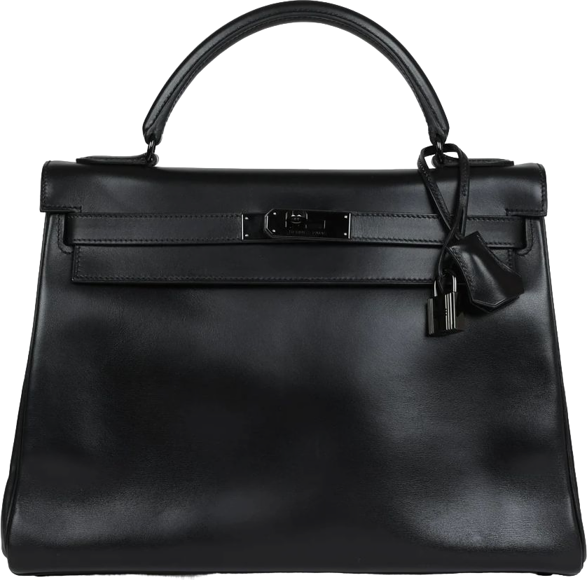 Hermes Kelly Retourne 32 SO Black Box Black Hardware Hermes Kelly Retourne 32 SO Black Box Black Hardware