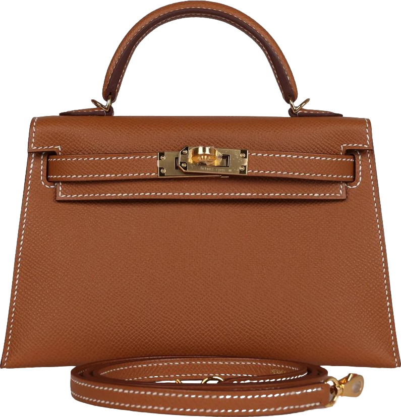 Hermes Kelly Sellier 20 Gold Epsom Gold Hardware