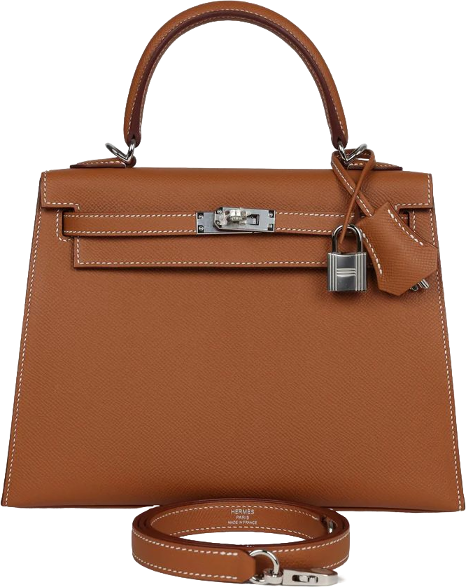 Hermes Kelly Sellier 25 Gold Epsom Palladium Hardware Hermes Kelly Sellier 25 Gold Epsom Palladium Hardware