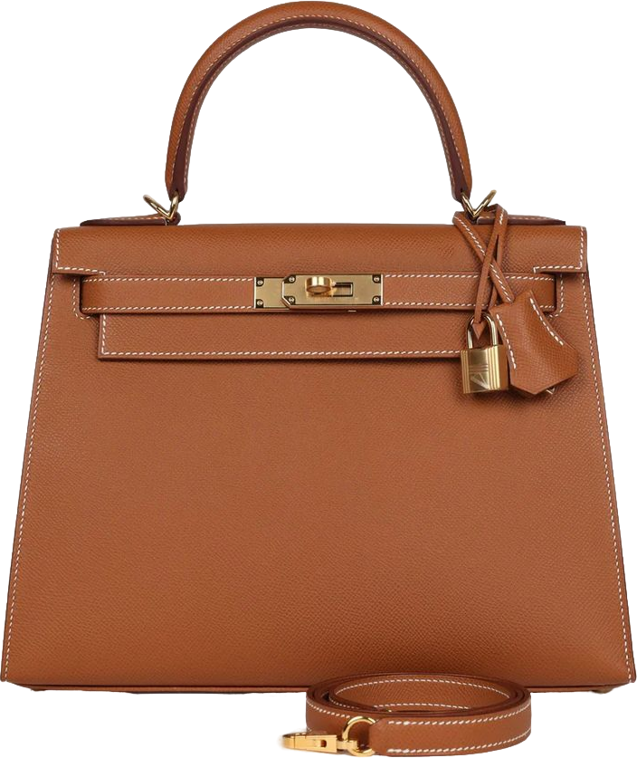 Hermes Kelly Sellier 28 Gold Epsom Gold Hardware