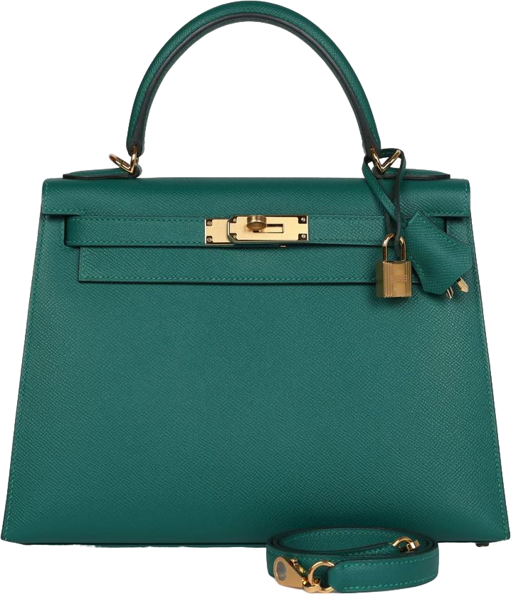 Hermes Kelly Sellier 28 Malachite Epsom Gold Hardware Hermes Kelly Sellier 28 Malachite Epsom Gold Hardware