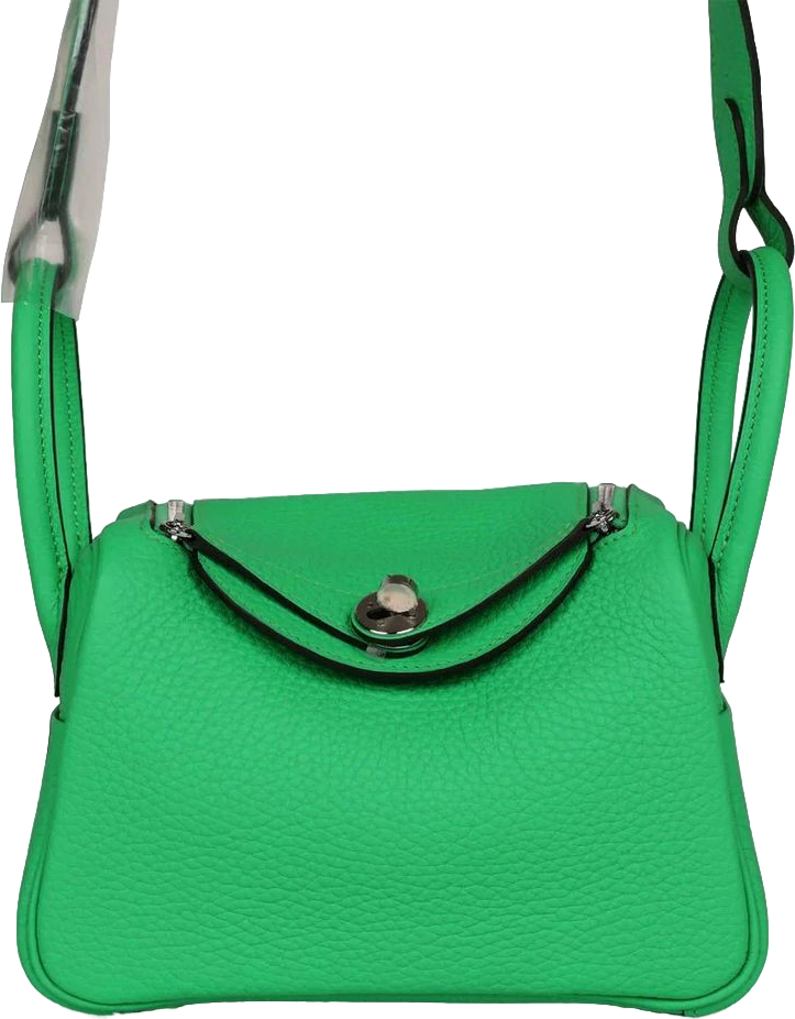 Hermes Mini Lindy Vert Comics Clemence Palladium Hardware Hermes Mini Lindy Vert Comics Clemence Palladium Hardware