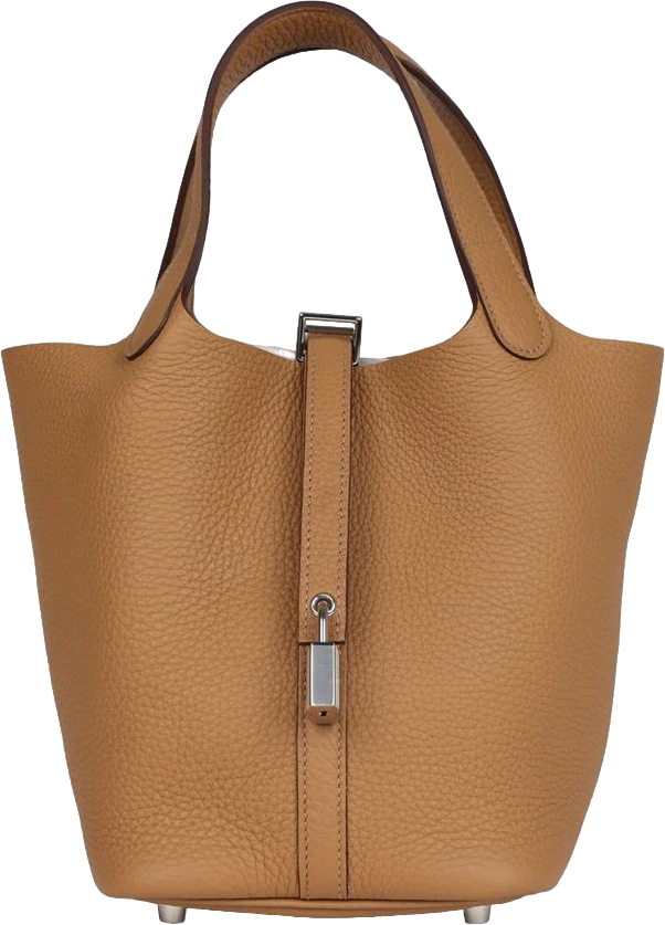 Hermes Picotin Lock 18 Biscuit Clemence Palladium Hardware