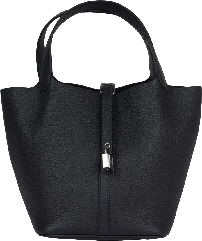 Hermes Picotin Lock 22 Caban Clemence Palladium Hardware Hermes Picotin Lock 22 Caban Clemence Palladium Hardware