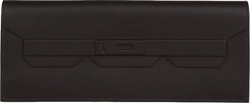 Hermes Shadow Kelly Cut Ebene Swift Calfskin Hermes Shadow Kelly Cut Ebene Swift Calfskin