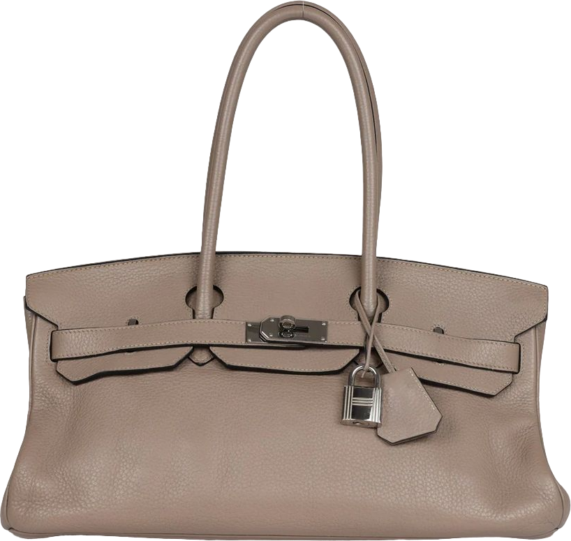 Hermes Shoulder Birkin 42 JPG Gris Tourterelle Clemence Palladium Hardware Hermes Shoulder Birkin 42 JPG Gris Tourterelle Clemence Palladium Hardware