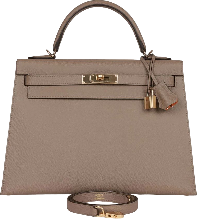 Hermes Special Order (HSS) Kelly Sellier 32 Gris Asphalte Verso Epsom Permabrass Hardware