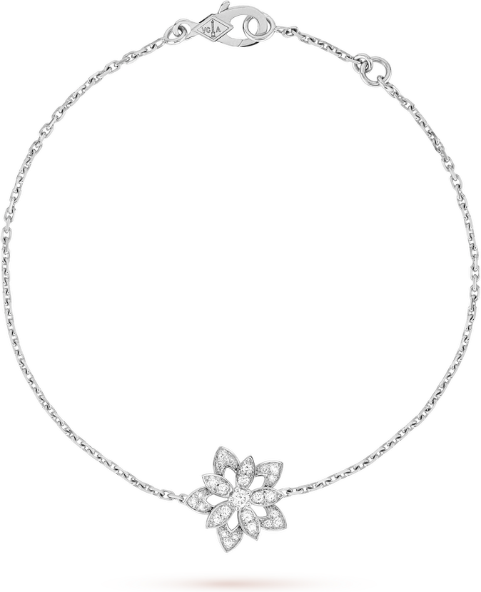 Van Cleef & Arpels Браслет Lotus с перфорацией
