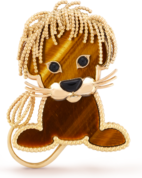 Van Cleef & Arpels Брошь Lucky Animals Lion