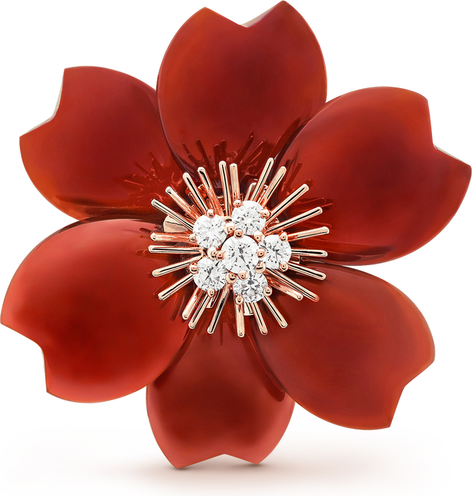 Van Cleef & Arpels Брошь Rose de Noël