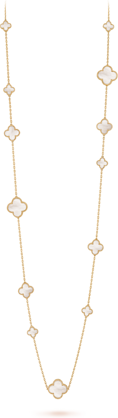 Van Cleef & Arpels Длинное колье Magic Alhambra