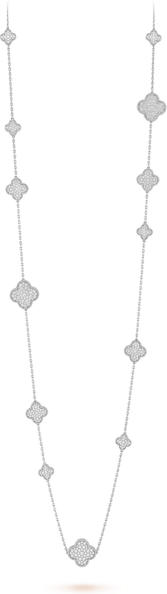 Van Cleef & Arpels Длинное колье Magic Alhambra