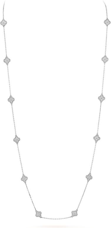 Van Cleef & Arpels Длинное колье Sweet Alhambra