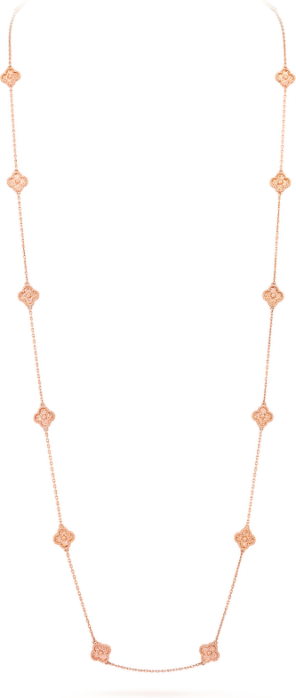 Van Cleef & Arpels Длинное колье Sweet Alhambra