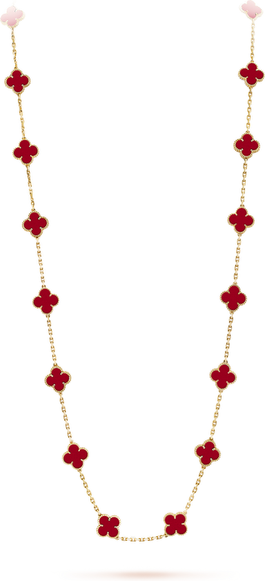 Van Cleef & Arpels Длинное колье Vintage Alhambra