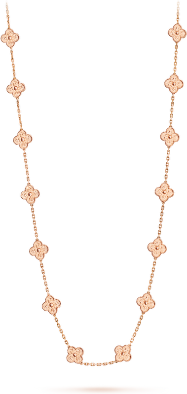 Van Cleef & Arpels Длинное колье Vintage Alhambra