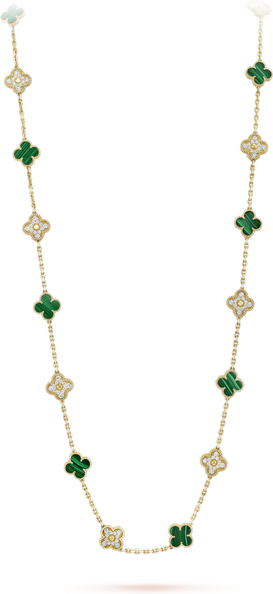 Van Cleef & Arpels Длинное колье Vintage Alhambra