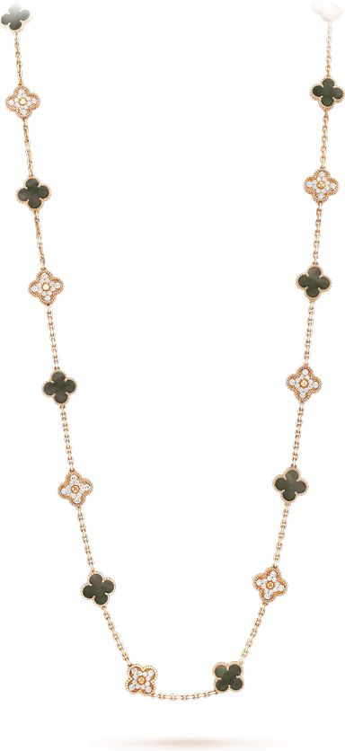 Van Cleef & Arpels Длинное колье Vintage Alhambra