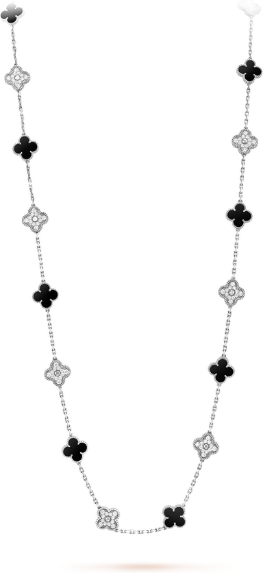 Van Cleef & Arpels Длинное колье Vintage Alhambra