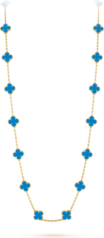 Van Cleef & Arpels Длинное колье Vintage Alhambra