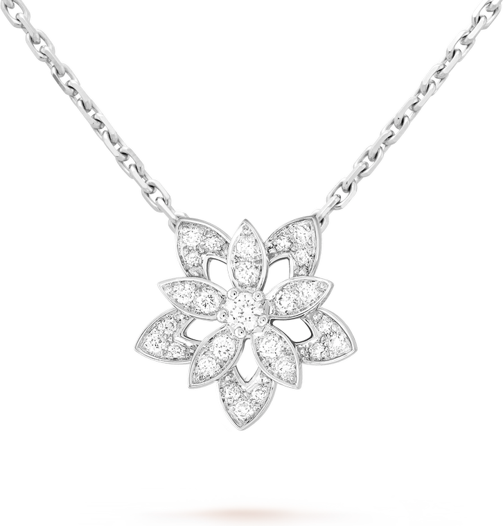 Van Cleef & Arpels Подвеска Lotus с перфорацией
