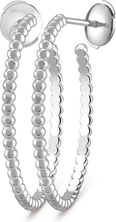 Van Cleef & Arpels Серьги-кольца Perlée perles d'or