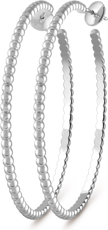 Van Cleef & Arpels Серьги-кольца Perlée perles d'or