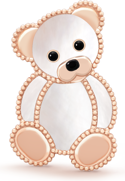Van Cleef & Arpels Брошь Lucky Animals Teddy Bear