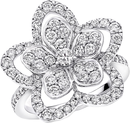 Wild Flower Large Diamond Ring Graff