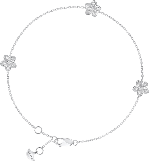 Wild Flower Petite Pavé Diamond Bracelet Graff