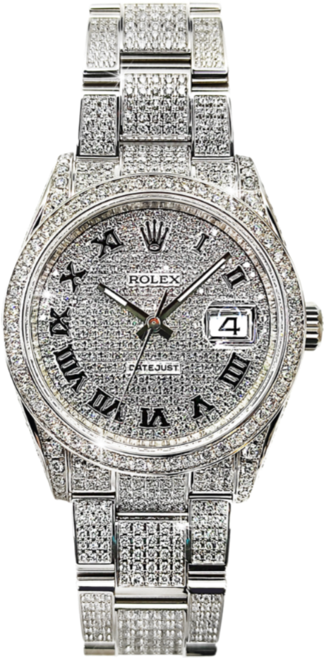 Rolex Datejust Diamonds Custom