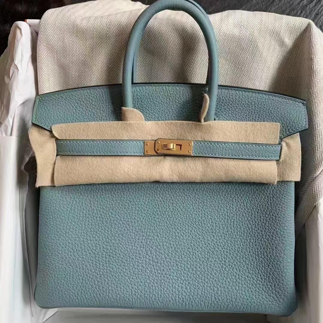 Hermes Birkin 25 ciel / togo / ghw Y Hermes Birkin 25 ciel / togo / ghw Y
