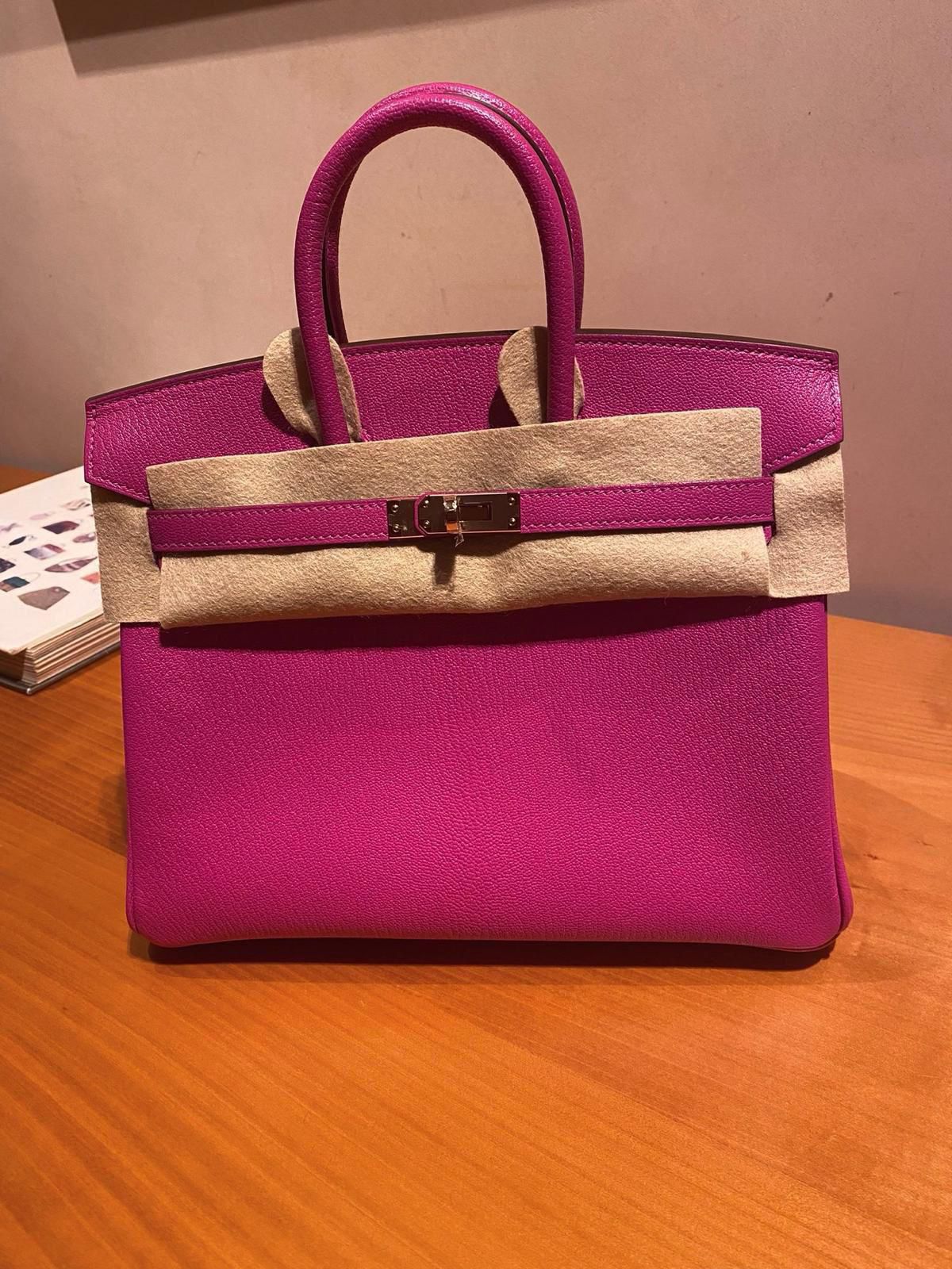 Hermes Birkin 25 rose / chevre / ghw