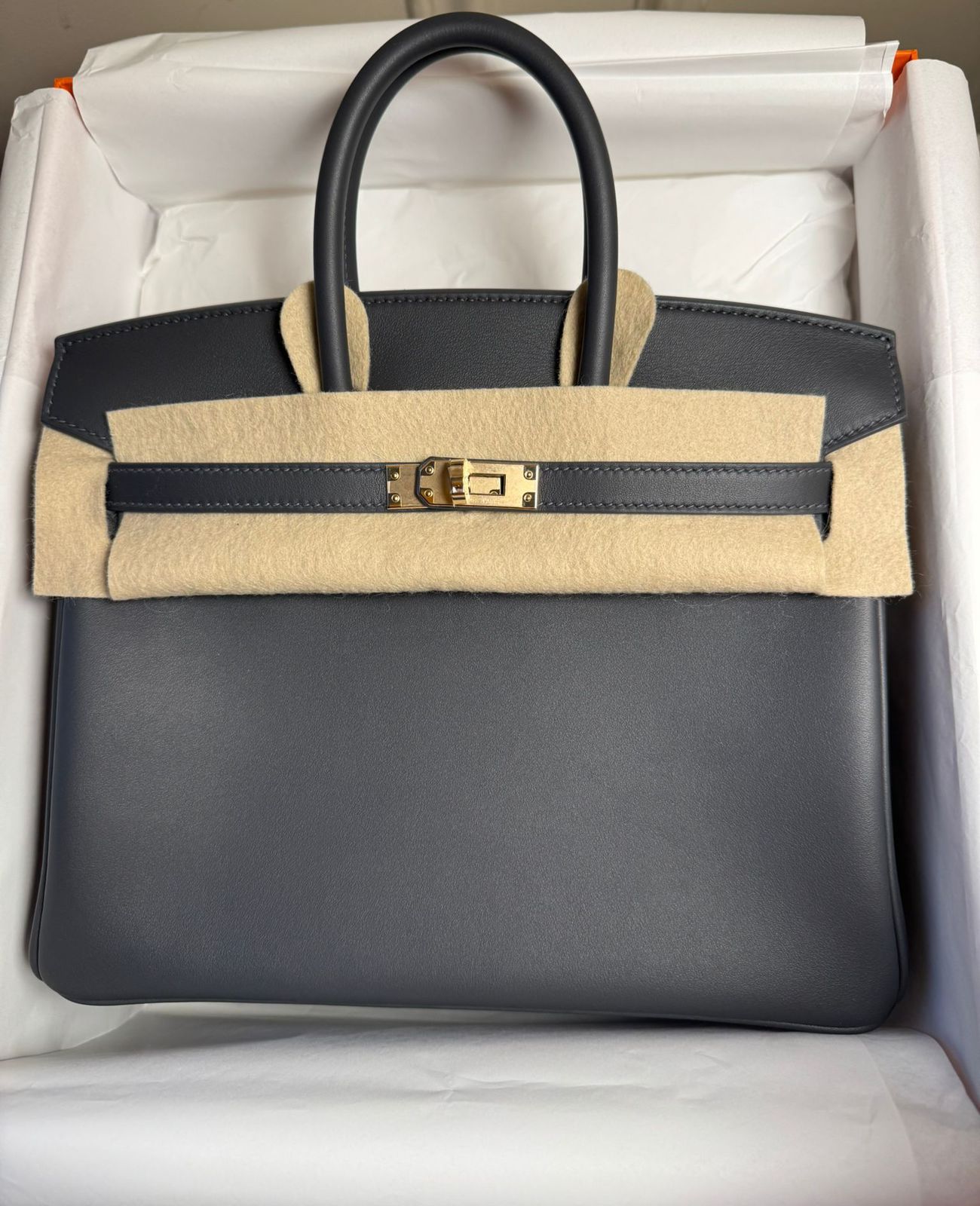 Hermes Birkin 25 Ardoise / swift / pbhw W
