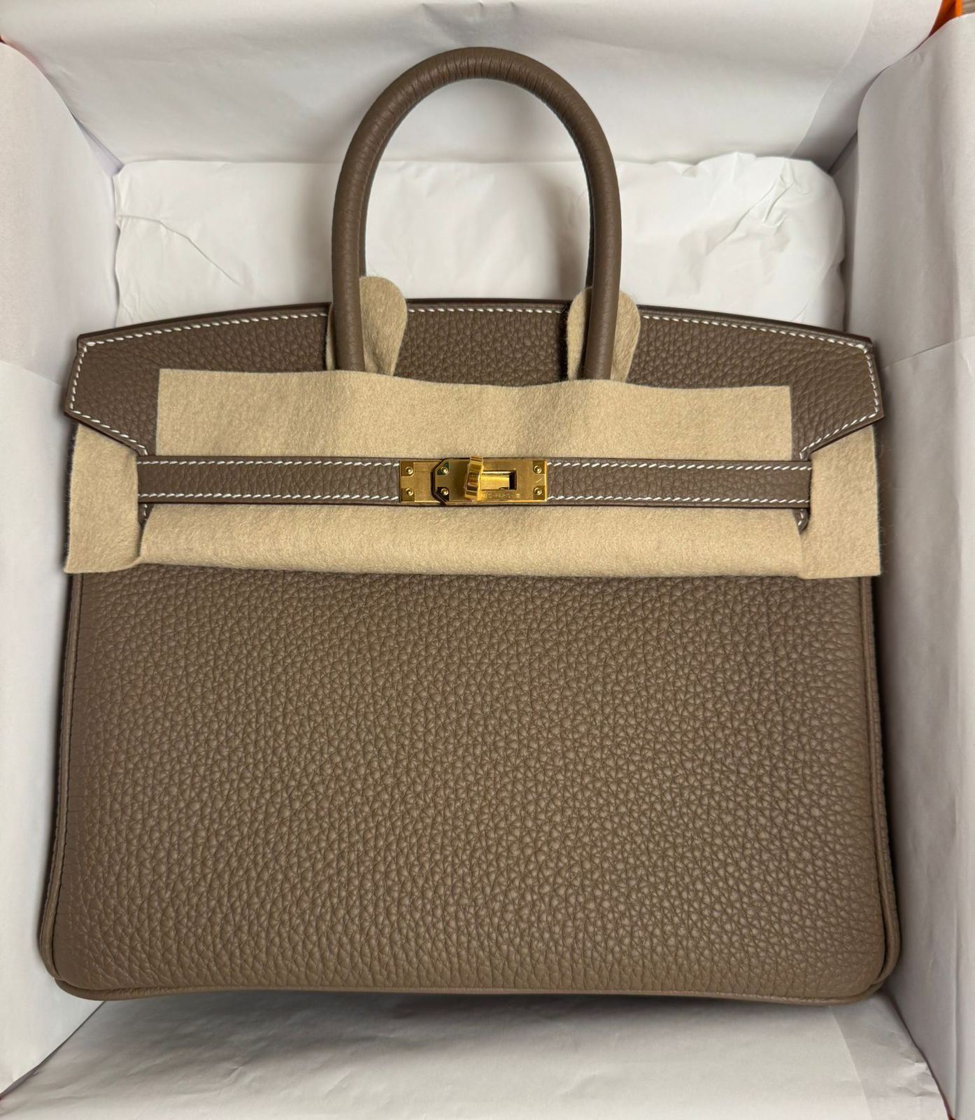 Hermes Birkin 25 Etoupe / togo / Ghw Hermes Birkin 25 Etoupe / togo / Ghw