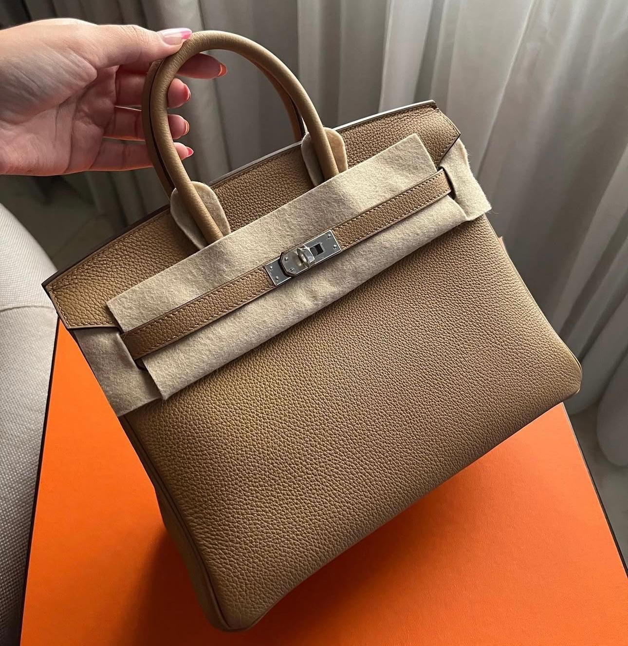 Hermes Birkin 25 biscuit / togo / Phw W