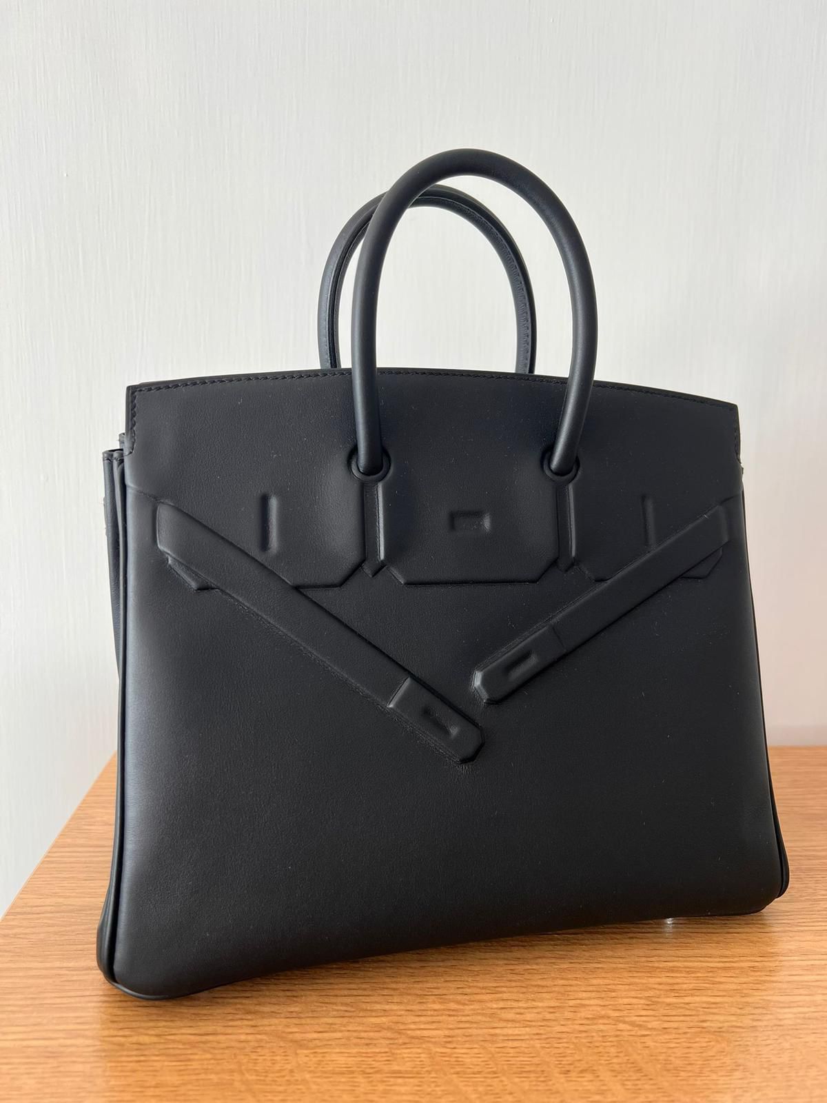 Hermes Birkin 25 shadow noir / Swift W Hermes Birkin 25 shadow noir / Swift W